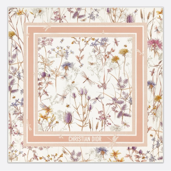 Accessories - Dior Herbarium 90 Square silky Scarf 35x35 ‼️LAST ONE LEFT